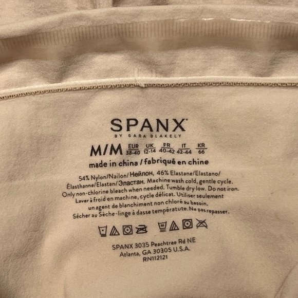 SPANX Higher Power Short Tummy Control High-Waisted Power Short 2745 Soft Nude M - Picture 4 of 11